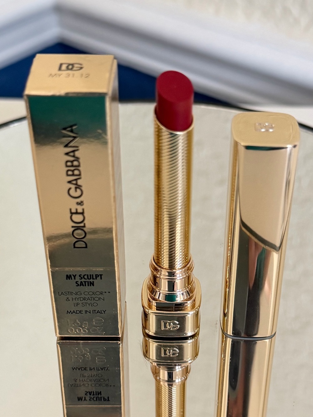 Dolce & Gabbana My Sculpt Satin Lip Stylo in shade MY 31.12 NIB